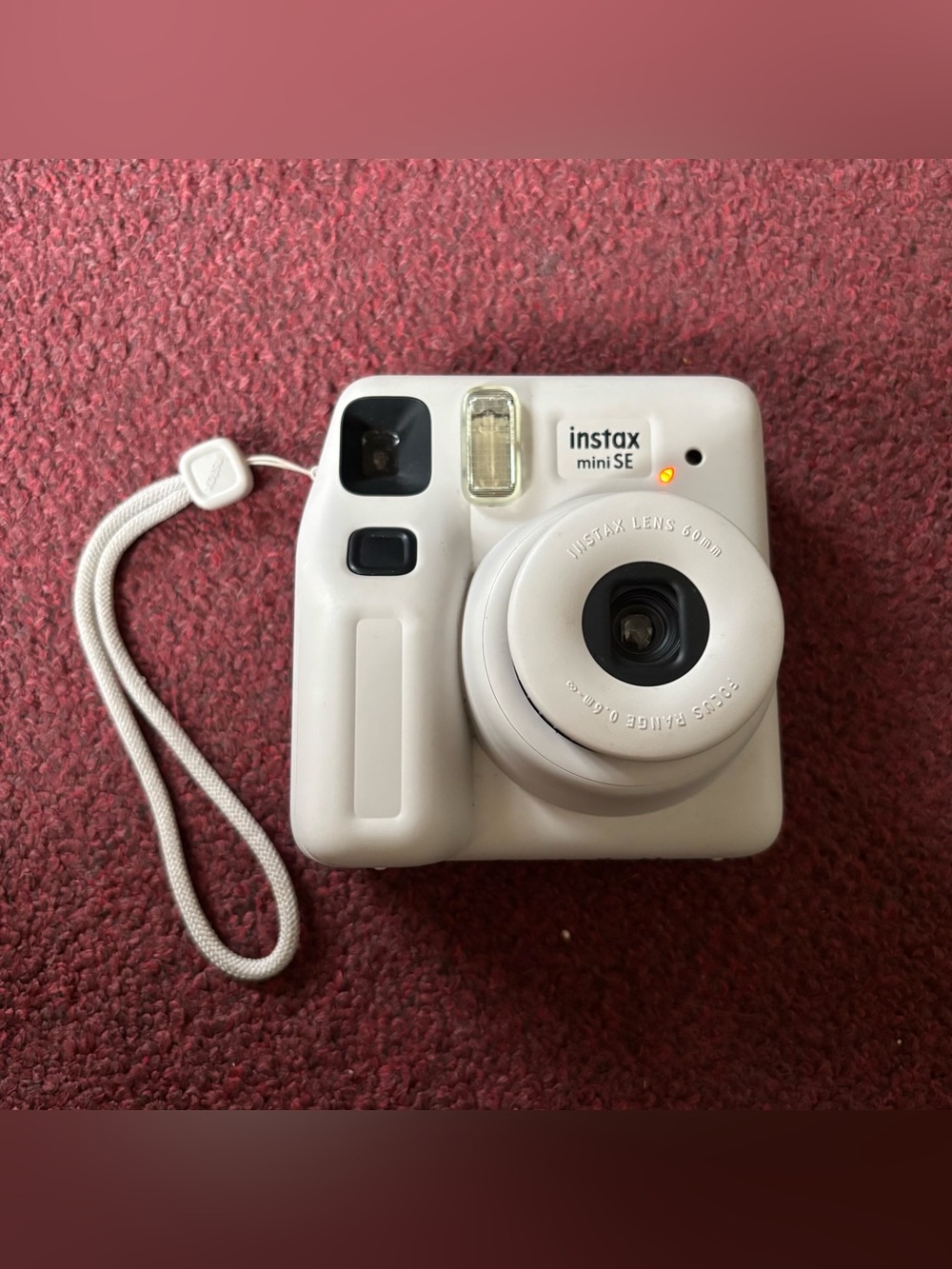 Fujifilm Instax Mini SE Instant Polaroid Camera Gray